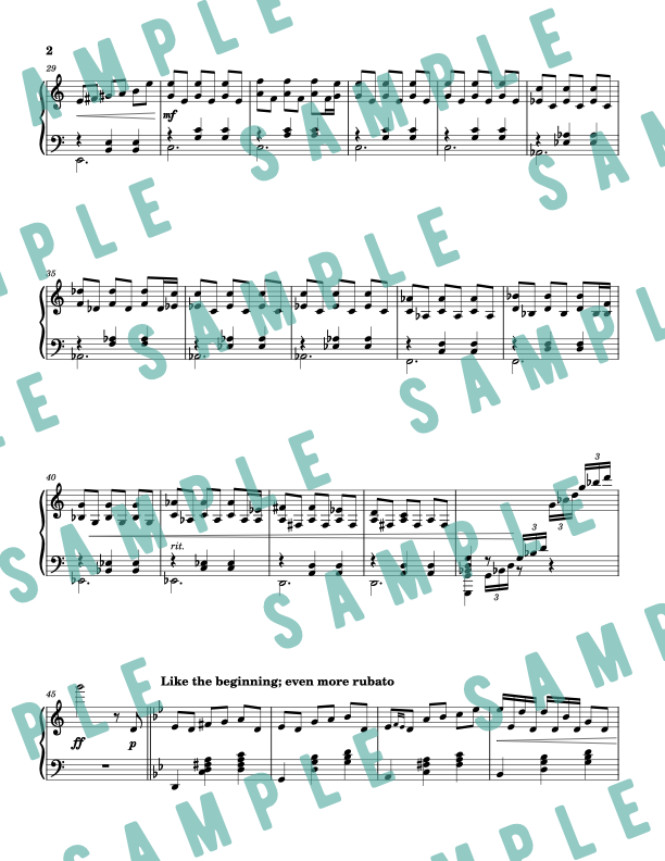 Nocturne No. 1 in G Minor - Early Advanced Original Piano Solo Sheet Music