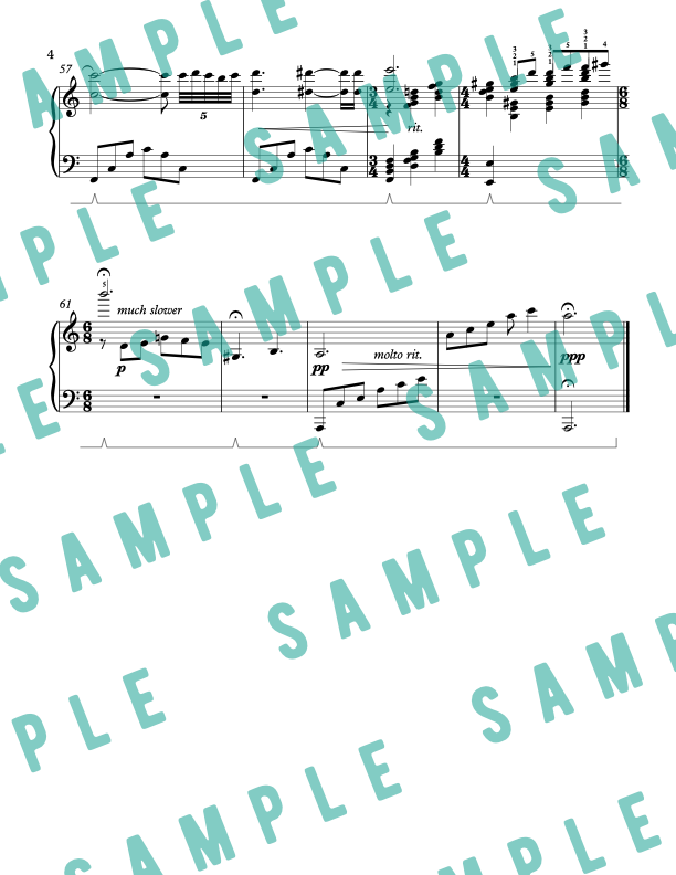 Nocturne No. 3 in A Minor - Early Advanced Original Piano Solo Sheet Music