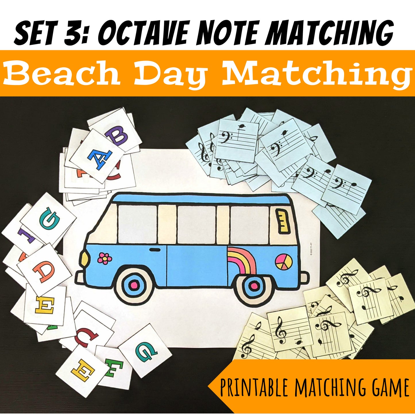 Beach Van Matching: Octave Note Match
