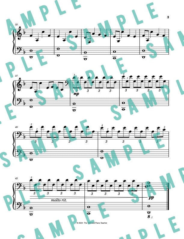 Space - Early Intermediate Pop Piano Solo Sheet Music