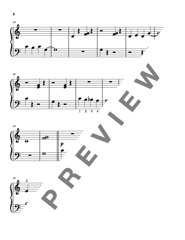 Sunshine Rag - Early Elementary Piano Solo Sheet Music