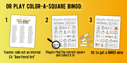 Back to School Bingo Bundle