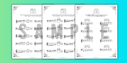Summer SCALES Worksheets