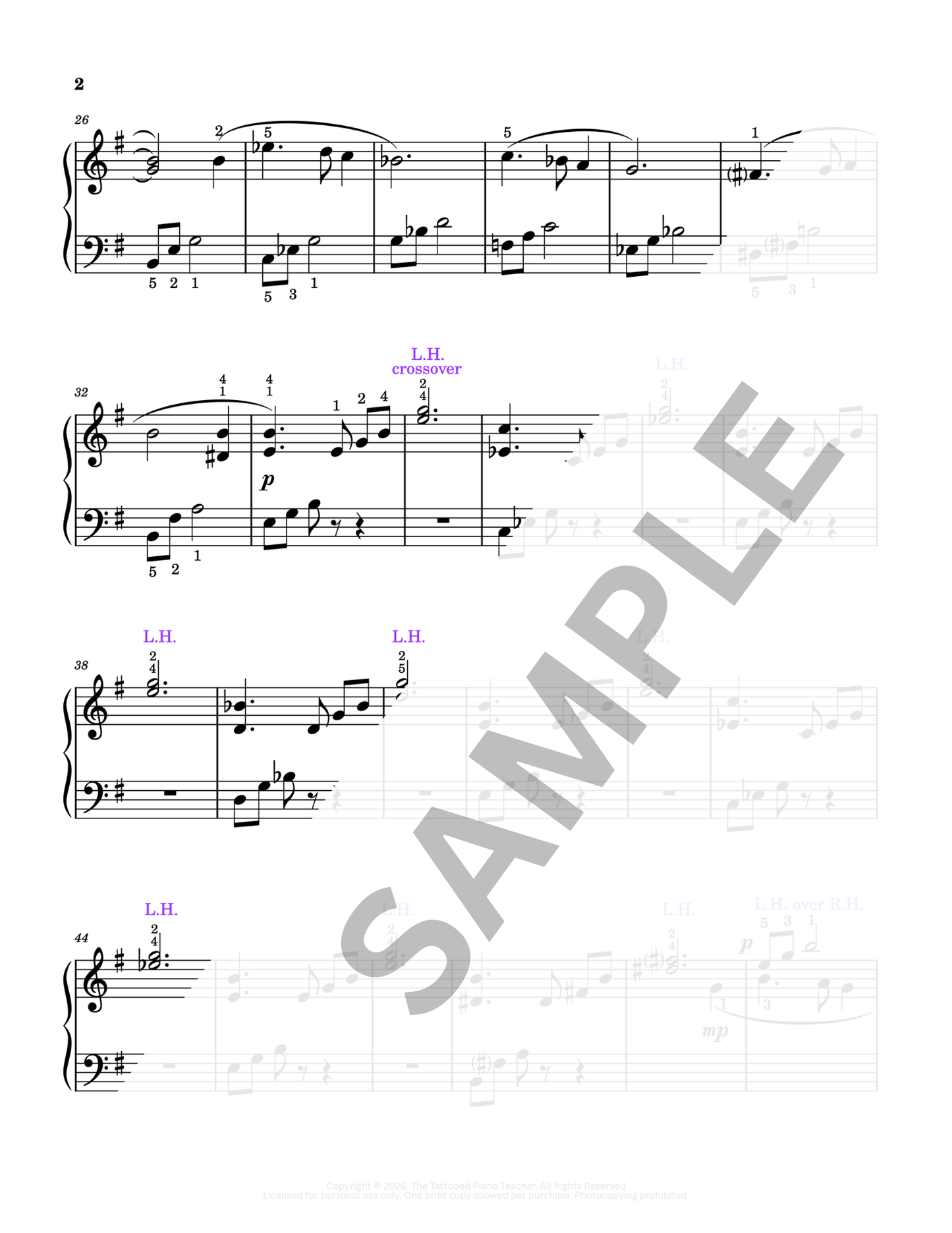 Enter the Forbidden Forest - Level 4 Early Intermediate Original Fantasy Piano Solo Sheet Music