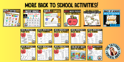 Back to School Interval Bingo