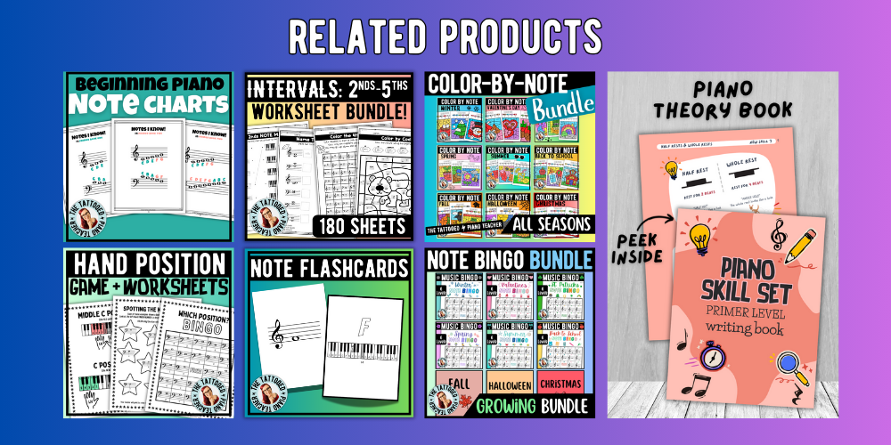Primer Note Worksheet Pack