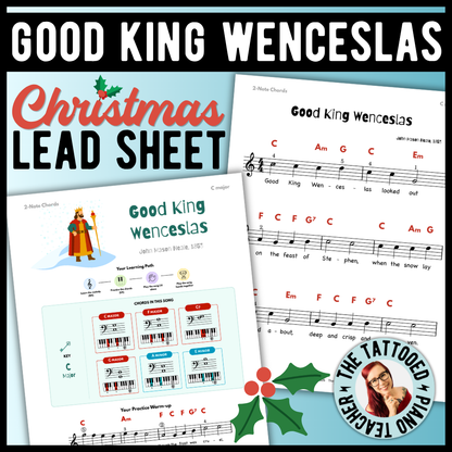 Good King Wenceslas Christmas Lead Sheet Music