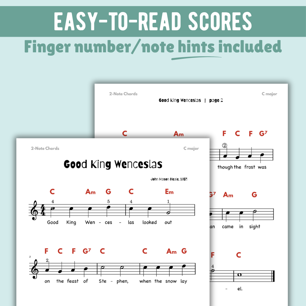 Good King Wenceslas Christmas Lead Sheet Music