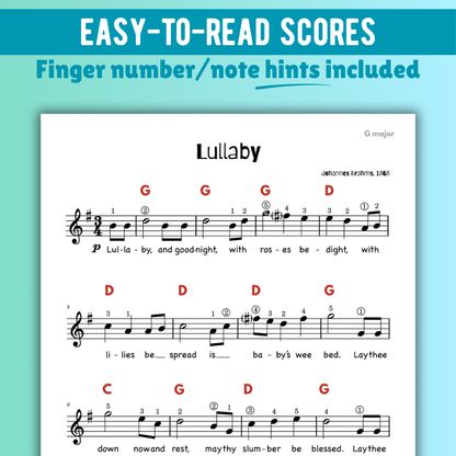 More Beginner Lead Sheets (Elementary)