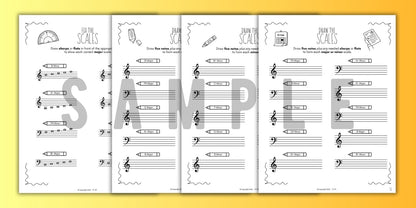 Back to School SCALES Worksheets