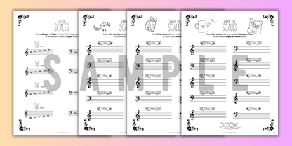 Spring SCALES Worksheets