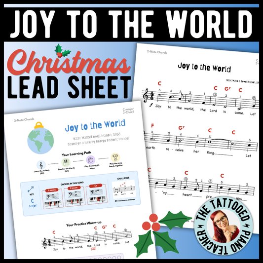 Joy to the World Christmas Lead Sheet Music