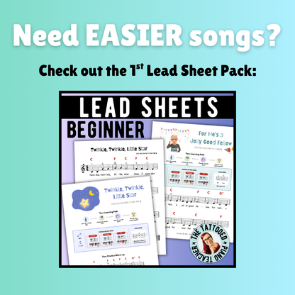 More Beginner Lead Sheets (Elementary)