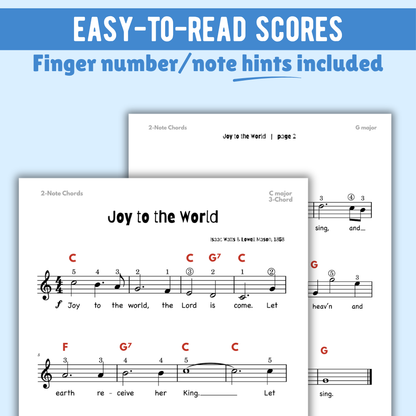 Joy to the World Christmas Lead Sheet Music