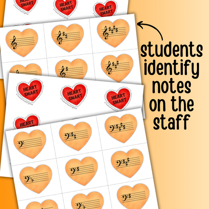 Level 4 Valentine's Day Key Signatures Board Game