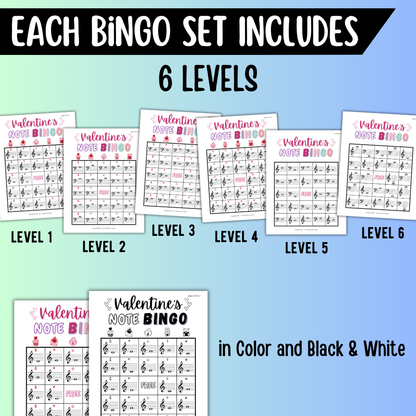 Year-Round Music Note Bingo Bundle