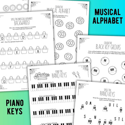 Summer Worksheets Bundle