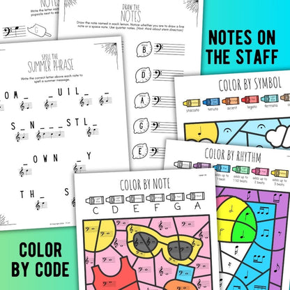 Summer Worksheets Bundle