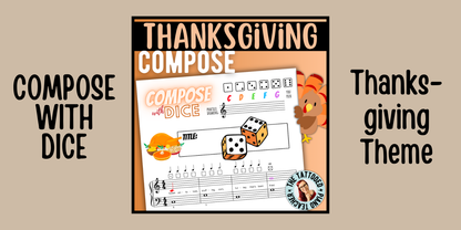Thanksgiving Music Activity Bundle