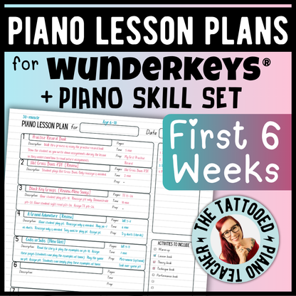 WunderKeys® + Piano Skill Set Lesson Plans