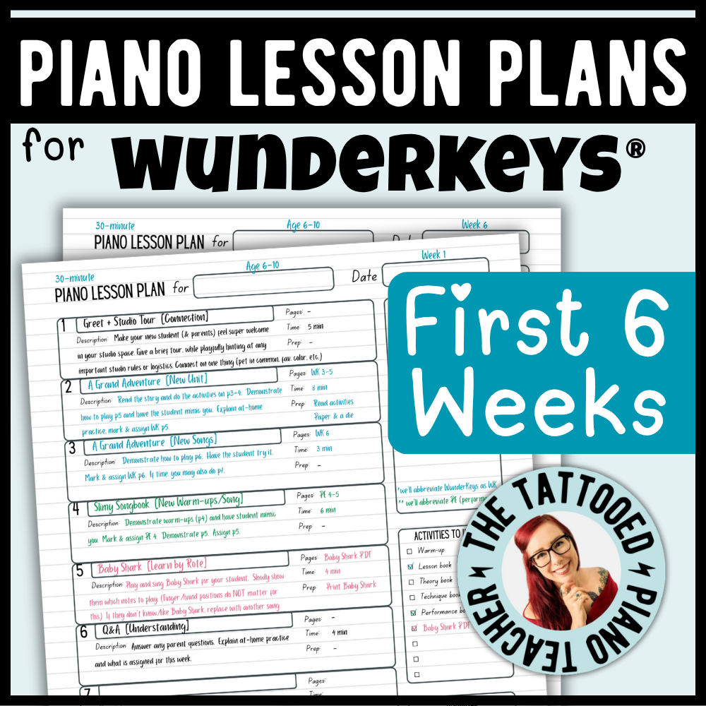 WunderKeys® Lesson Plans