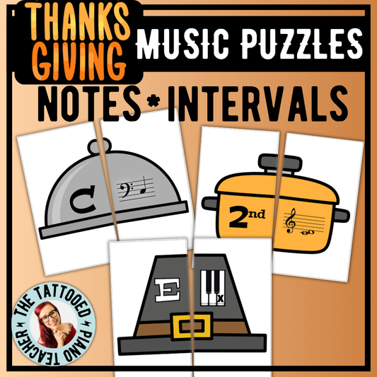 Thanksgiving Music Theory Puzzles