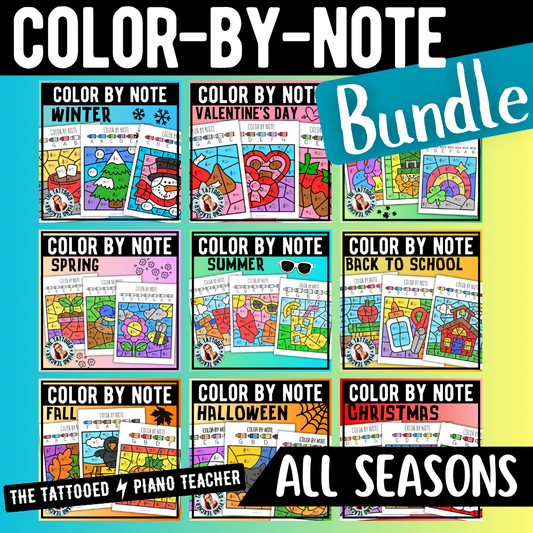 Color-By-Note Year-Round Bundle