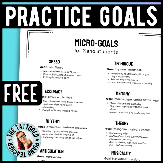 Practice Micro-Goals