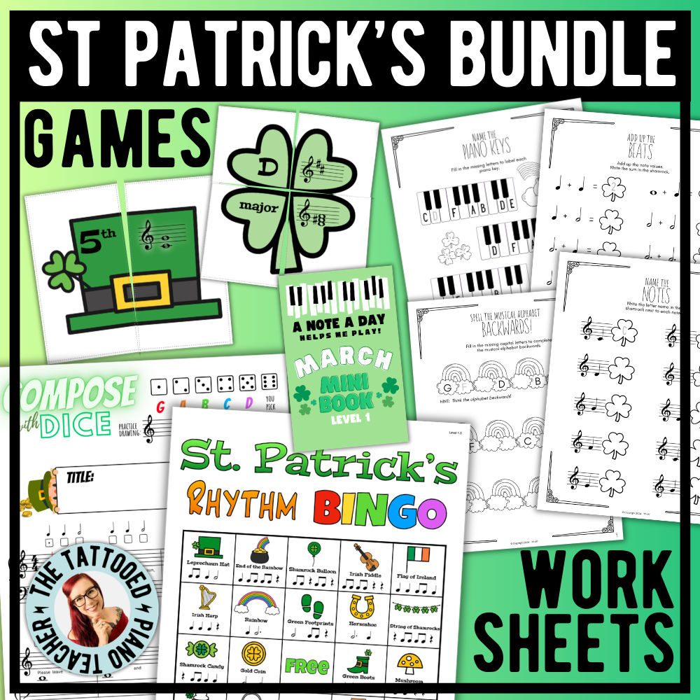 St. Patrick's Day BIG Bundle - Activities + Worksheets