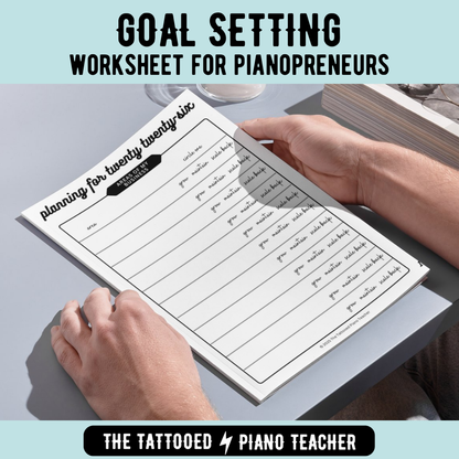 Goal Setting Worksheets