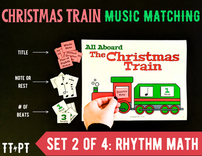 Christmas Train Puzzles Set 2: Rhythm