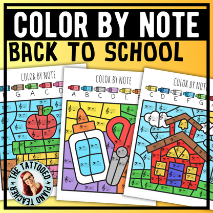 Back to School Color-By-Note