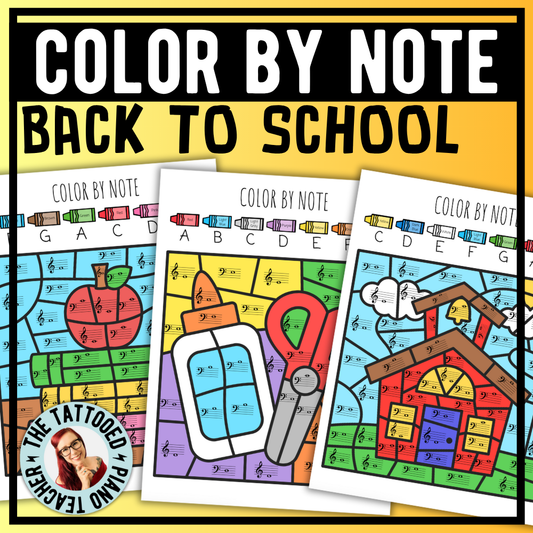 Back to School Color-By-Note