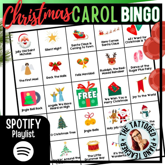 Christmas Carol Bingo