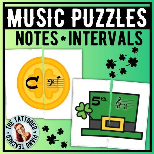 St. Patrick's Day Music Theory Puzzles