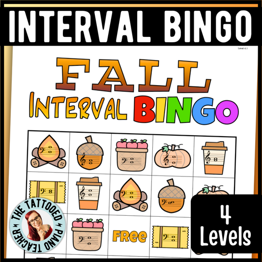 Fall Music Interval Bingo