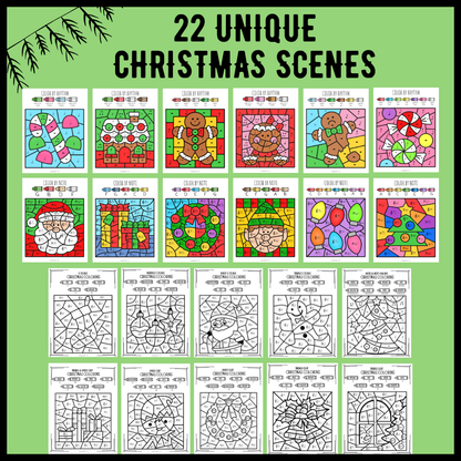 Christmas Music Coloring Bundle