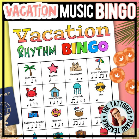 Vacation Rhythm Bingo
