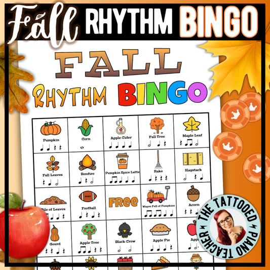 Fall Rhythm Bingo