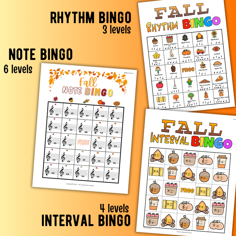 Fall Music Activities Bundle