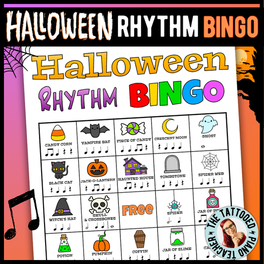 Halloween Rhythm Bingo