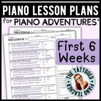 Faber Piano Adventures® Lesson Plans