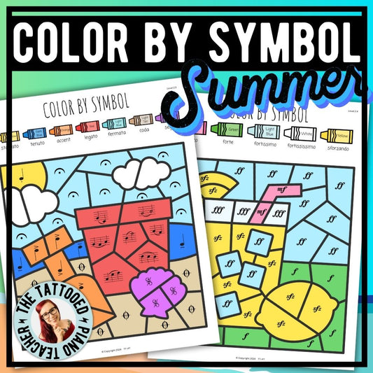 Summer Color-By-Symbol