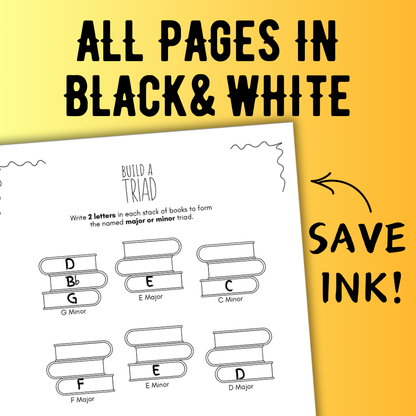Back to School TRIADS Worksheets