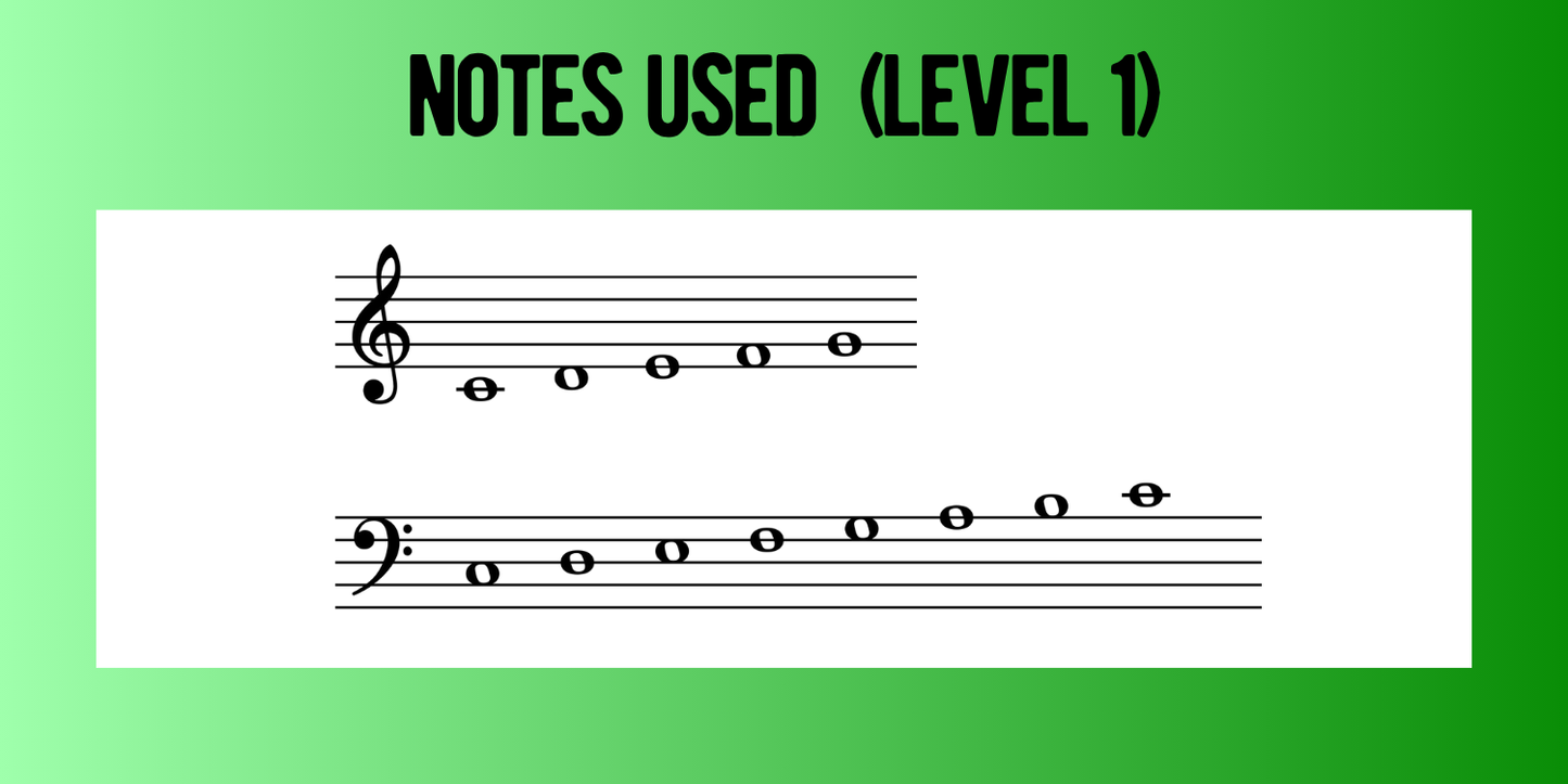 Level 1 Christmas Music Story Booklet