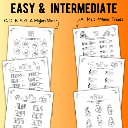 Fall TRIADS Worksheets
