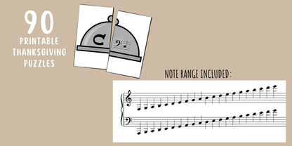 Thanksgiving Music Activity Bundle