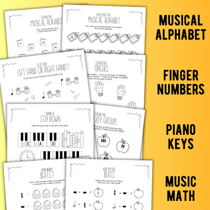 Back to School Worksheets Bundle