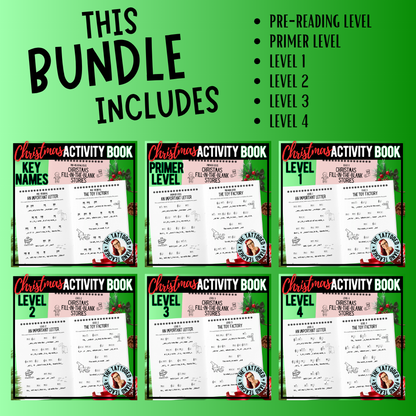 Christmas Music Story Booklets Bundle
