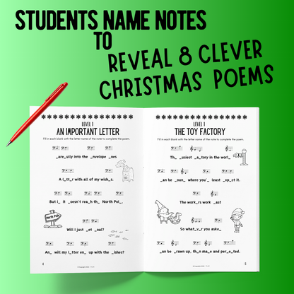 Christmas Music Story Booklets Bundle